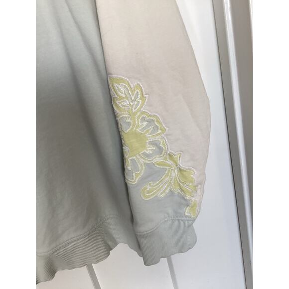 Daily Practice by Anthropologie Women's Oversized V-Neck Hoodie Gray Size Medium - Picture 8 of 12